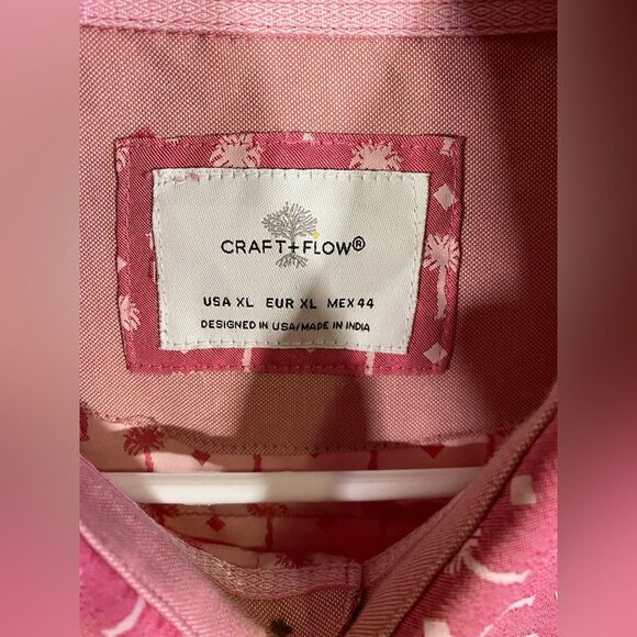 Craft + flow palm tree casual button up - Picture 3 of 5